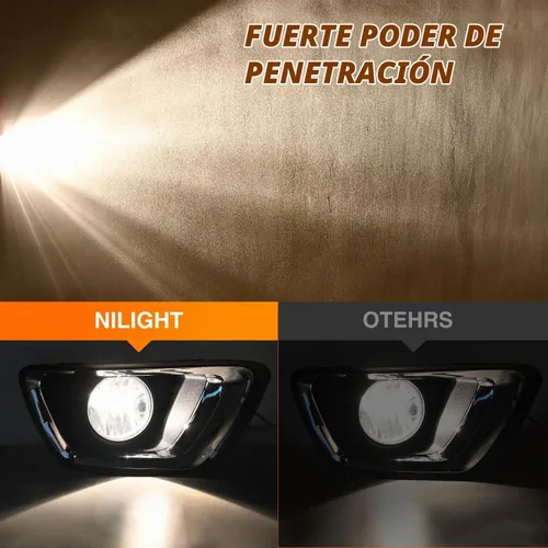 Vista 6 de Nilight Conjunto de luces antiniebla Compatible con 2015 2016 2017 2018 2019 2020 Chevy Colorado Luces antiniebla de defensa con bombillas 12V 24W