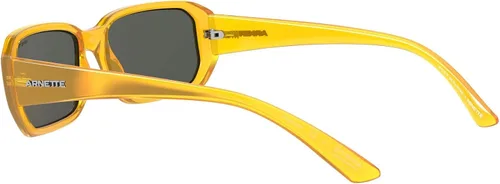 Vista 5 de ARNETTE Man Sunglasses Shiny White Frame, Dark Grey Lenses, 55MM
