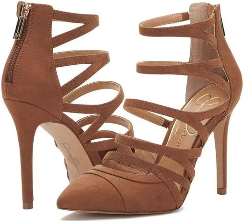 Vista 4 de Jessica Simpson Zapatos de tacón enjaulados Parminda para mujer