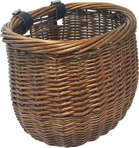 Vista 5 de Sunlite Cesta con correa de Willow Bushel Azul
