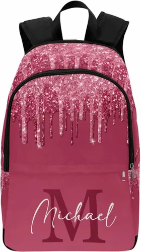 Vista 43 de MyPupSocks Mochila escolar personalizada con nombre personalizado mochila unisex, Multi 00, Personalizado