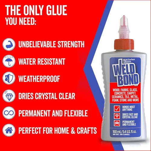 Vista 5 de Adhesivo universal Weldbond 8, 50420, 14.2 fl. , NA, 8-50420