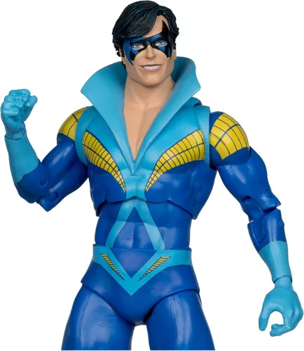 Vista 5 de McFarlane Toys - DC Direct Nightwing (Teen Titans) Figura de acción de 7 pulgadas con coleccionable digital