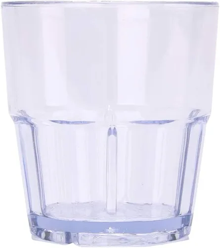 Vista 2 de Restaurantware Bev Tek - Juego de 50 vasos de plástico de 9 onzas resistentes a las roturas, vasos apilables de plástico transparente aptos