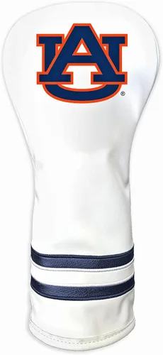 Vista 6 de Team Golf NCAA Funda para Cabeza de Palo de Golf Fairway Vintage Blanca, Diseño que se Ajusta a la Forma, Diseño Retro