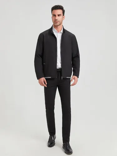 Vista 5 de HaoMay Men's Business Casual Full Zip Lightweight Outwear Jackets