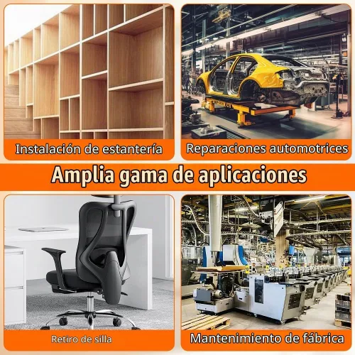 Vista 7 de Adaptador de taladro de ángulo recto de 105 grados, extensión de taladro de cabeza angular recta nueva de 2025, bit de destornillador de potencia