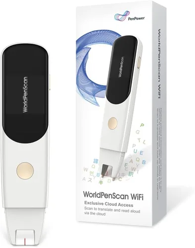 Vista 10 de PenPower WorldPenScan Go - Lápiz de traducción con escaneo, lectura, grabación de audio, interpretación en vivo y compañero de lectura AI para niños