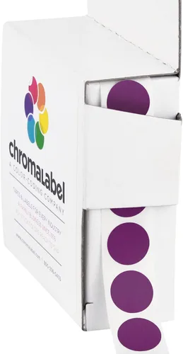 Vista 37 de ChromaLabel Kit de puntos verdes y rojos con código de color permanente de 1/2 pulgada, 2 cajas, 1000/caja