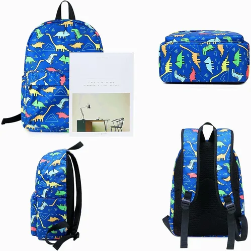 Vista 3 de CAMTOP Mochila preescolar para niños, mochila de jardín de infantes, mochila escolar, M