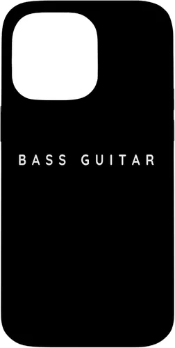 Vista 20 de Bass Guitar Players Contemporary Font / Musical Instrument Case for iPhone 16