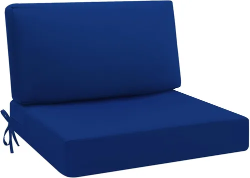 Vista 14 de idee-home Cojines impermeables para asiento de exteriores, para muebles de patio, cojines de repuesto para asiento profundo Hampton Bay