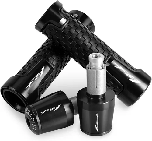 Vista 5 de Para Yamaha FZ1 FZ 1 2006-2010 2011 2012 2013 2014 2015 motocicleta antideslizante manillar manillar agarre tapa tapa mano Grips (Color : 1)