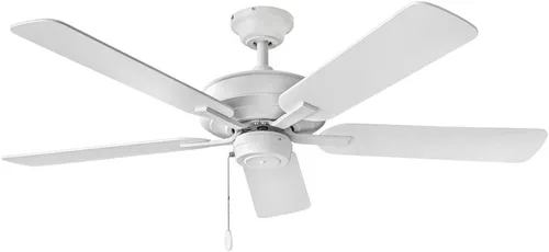 Vista 16 de Hinkley Metro - Ventilador de techo iluminado de perfil bajo de 52 pulgadas con luz LED, ventilador de techo de interior con doble montaje
