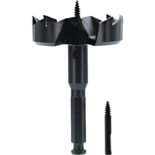 Vista 4 de Diablo SPEEDemon DSF1500 - Broca de alimentación automática de 2 cortadores, 2 cabezales de corte, perforación rápida de agujeros en madera limpia