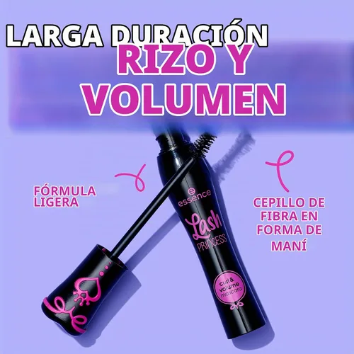 Vista 10 de essence Lash Princess Curl & Volume Mascara Vegano y libre de crueldad