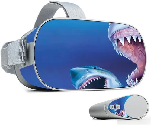 Vista 25 de MightySkins Skin compatible con Oculus Go Mobile VR - Alpacalypse Cubierta protectora de vinilo duradera y única Fácil de aplicar, quitar