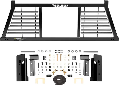 Vista 20 de RealTruck BACKRACK - Marco de estante de media lamas + kit de herramientas para uso con caja de herramientas de 21 pulgadas, combo Negro, sin