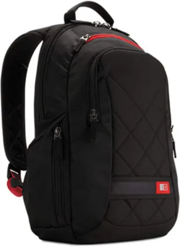 Vista 3 de Case Logic DLBP-114 Mochila para computadora portable de 14 pulgadas, Negro