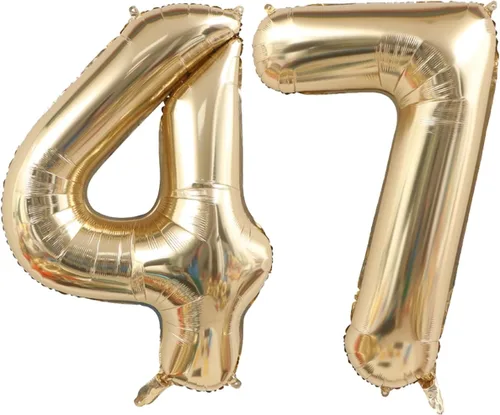 Vista 11 de Globo dorado claro con el número 0 de aluminio de 40 pulgadas, color oro champán, globo de helio 0 Mylar Oro claro 0