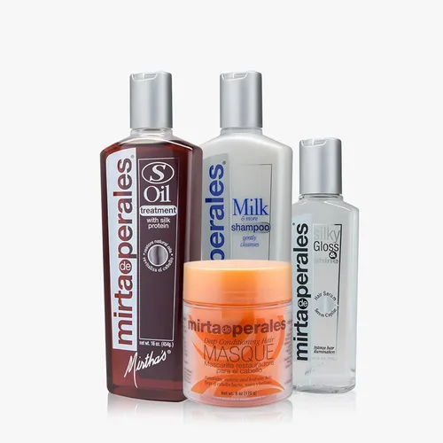 Vista 2 de Mirta De Perales Tratamiento capilar con aceite "S" para cabello seco y cuero cabelludo escamoso Desintoxicación profunda del cuero cabelludo