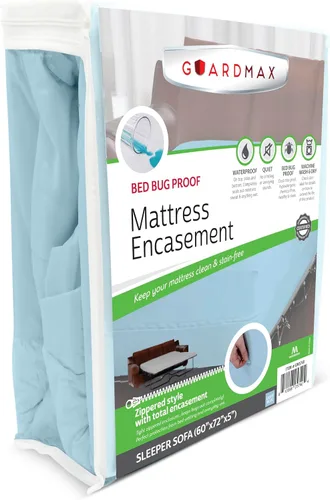Vista 51 de Protector de colchón Guardmax con cremallera funda contra insectos para cama 100% impermeable suave, hipoalergénico y transpirable