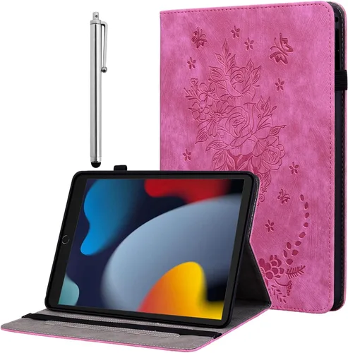 Vista 22 de Funda para iPad Air 3ª Generación 2019/iPad Pro 10.5 Pulgadas 2017, Cubierta de Cuero PU Plegable Multi-Ángulo con Auto Despertar/Dormir y Soporte