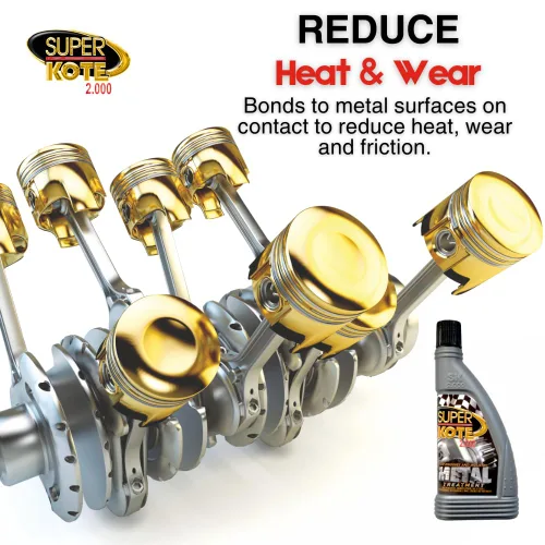 Vista 7 de Tratamiento de motor Superkote 2000, tratamiento de metal, súper lubricante, resistente, antifricción, tratamiento de metales del motor, lubricante