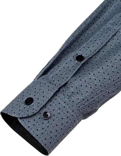 Vista 6 de J.VER Camisas de vestir estampadas para hombre, estilo casual, de manga larga, con botones