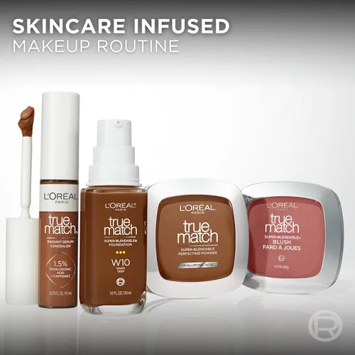 Vista 19 de L'Oreal Paris True Match - Base líquida supermezclable, maquillaje de base líquida de cobertura media, C0.5, ligero, 1 onza líquida