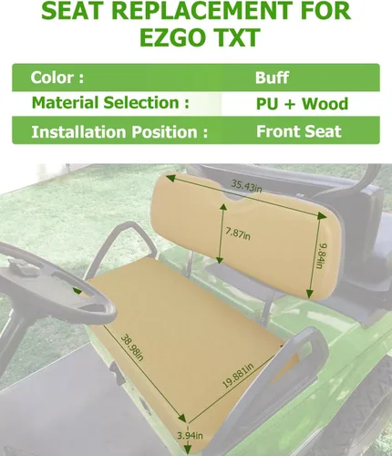 Vista 2 de SCITOO Cojín para asiento de carrito de golf