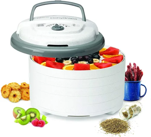 Vista 2 de NESCO FD-75A Snackmaster Pro Deshidratador de alimentos, para aperitivos, frutas, carne seca de res, gris