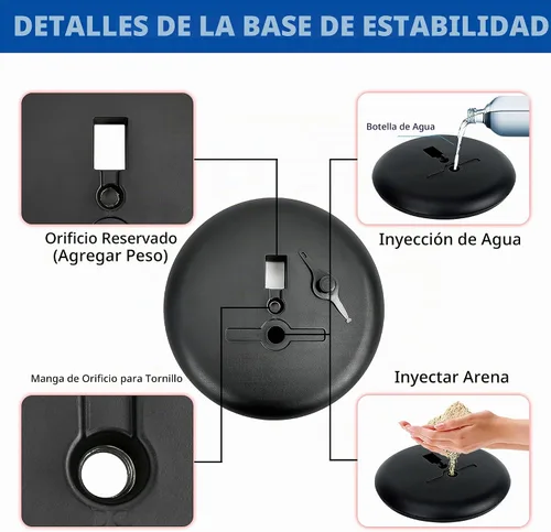 Vista 5 de Soporte ajustable para cartel de póster de pedestal de 8.5x11 pulgadas, soporte de pie de alta resistencia con marco de hebilla de aluminio