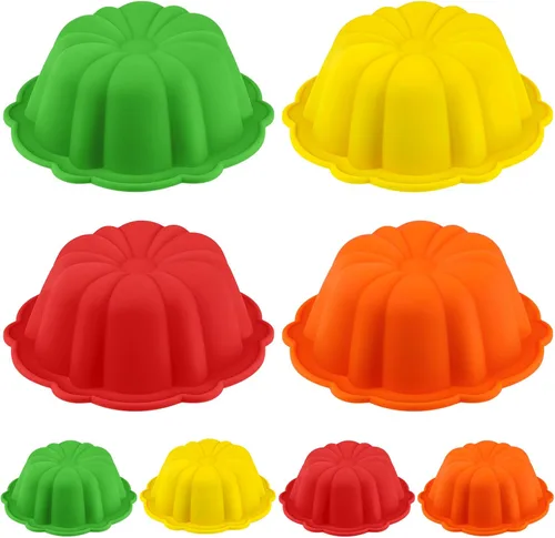 Vista 9 de Webake Moldes de silicona para hornear cupcakes, moldes para magdalenas de 3 pulgadas, paquete de 12