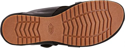 Vista 6 de MGGM Collection - Sandalias de piel de vaca para hombre Negro