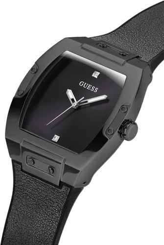 Vista 4 de GUESS Trend - Reloj Tonneau con diamantes de imitación para hombre, Oro Rosa