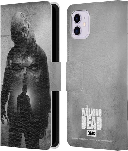 Vista 12 de Head Case Designs AMC - Funda de piel con licencia oficial de AMC The Walking Dead Abraham Double Exposure compatible con Apple iPhone 11