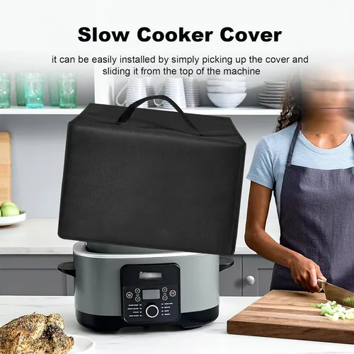 Vista 6 de Cubierta antipolvo para cocina, resistente, impermeable y a prueba de polvo, multiusos, compatible con Ninja MC1001 Foodi Possible Cooker PRO de 8.5