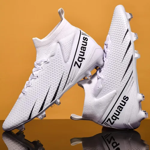 Vista 7 de Zquaus Zapatos de fútbol para hombre,Zapatos de fútbol atléticos para caminar,Ag Cleats Entrenamiento al aire libre