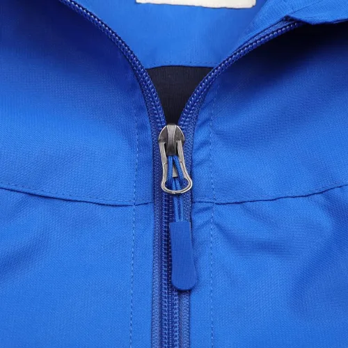 Vista 3 de Chaqueta impermeable con capucha para niños y niñas, rompevientos ligera e impermeable para niños