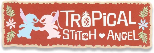 Vista 7 de Open Road Brands Disney Lilo and Stitch Feel the Love - Decoración de pared Agua/Crema