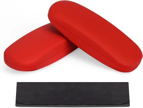Vista 11 de RayLove Fundas rígidas unisex para gafas, estuche protector para gafas