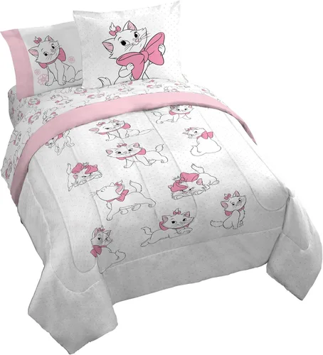 Vista 42 de Disney Moana - Juego de edredón individual de 5 piezas para niñas, color beige Bed in a Bag, Comforter Sheets Sham Pillowcase, Official