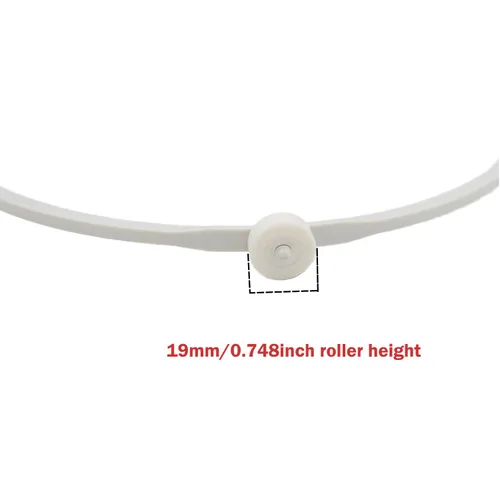 Vista 5 de WB06X10705 Anillo giratorio de microondas para microondas GE, anillo de rodillo de microondas, soporte de bandeja de placa de vidrio