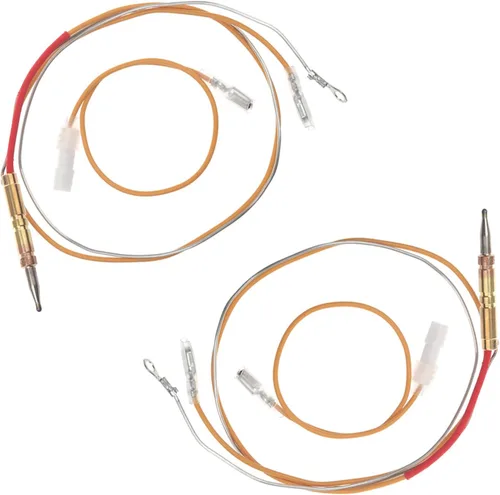 Vista 6 de Sensor de termopar para calentador de patio al aire libre, con tuercas de conexión de extremo M8 x 1, rosca de cabeza de termopar M6 x 0.75 y 2