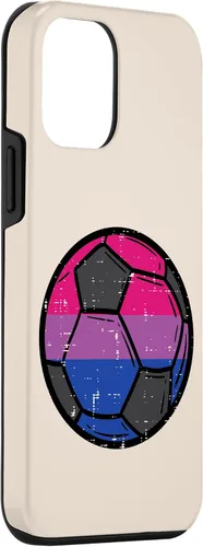 Vista 3 de iPhone 12 mini Bisexual Soccer Football Bi Pride Flag Lgbtq Men Boys Kids Case