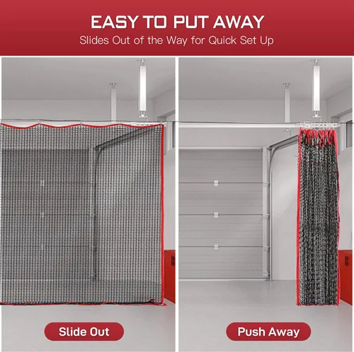 Vista 5 de Red de Golf, 10 pies, 15 pies, 20 pies Red Deportiva - Red de Práctica Multi-Deportiva de Servicio Pesado y Alto Impacto para Golf, Béisbol, Fútbol