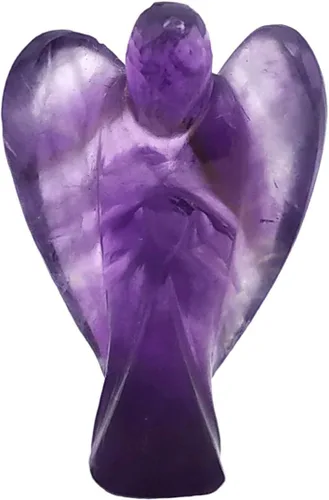 Vista 18 de Figuras de ángel guardián de cristal de aventurina verde (oscuro) para piedra natal curativa, estatua decorativa (ángel de bolsillo tallado a mano)