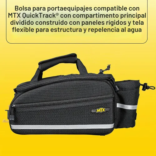 Vista 3 de Topeak MTX TrunkBag - Rear Bicycle Bag - Spacious Storage and Easy Mounting
