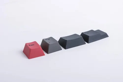 Vista 7 de HK Gaming - Teclas de sublimación Perfil Cherry Teclas gruesas de polibutileno para teclado mecánico